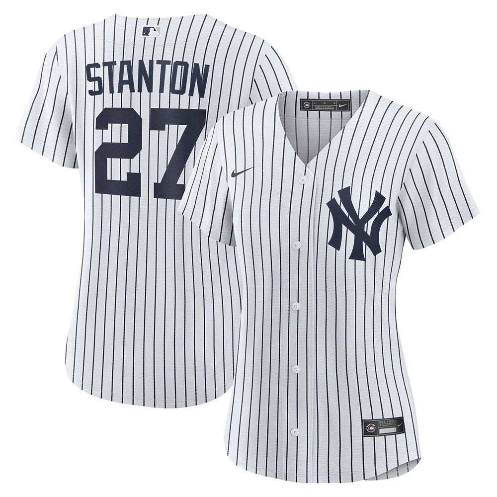 Women's New York Yankees Giancarlo Stanton Home Player Jersey - White