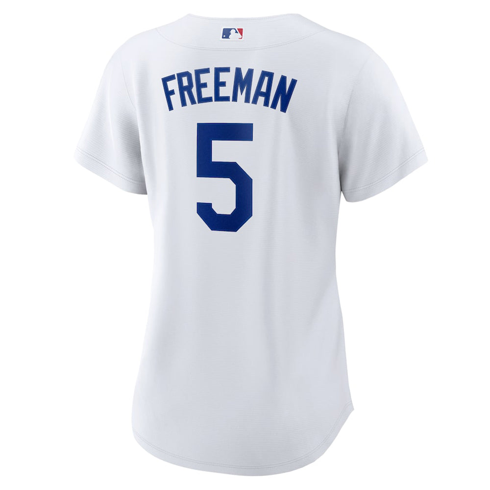 Women's Los Angeles Dodgers Freddie Freeman Cool Base Replica Home Jersey - White